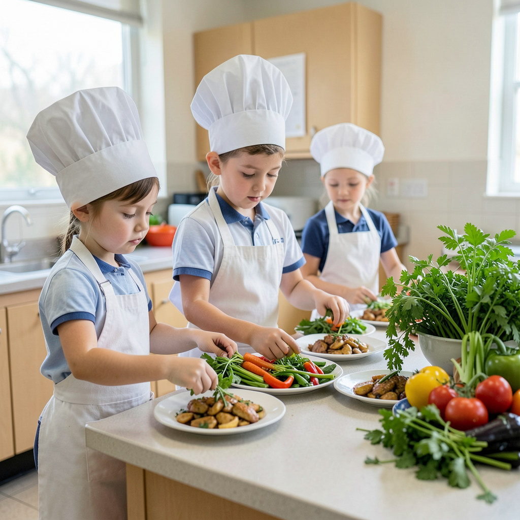 St John Fisher pupils crowned Oxfordshire's best young chefs with Plot to Plate menu
